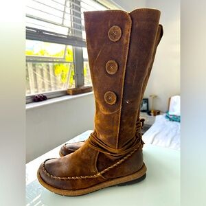 BØRN Suede Knee High Moccasin Boots